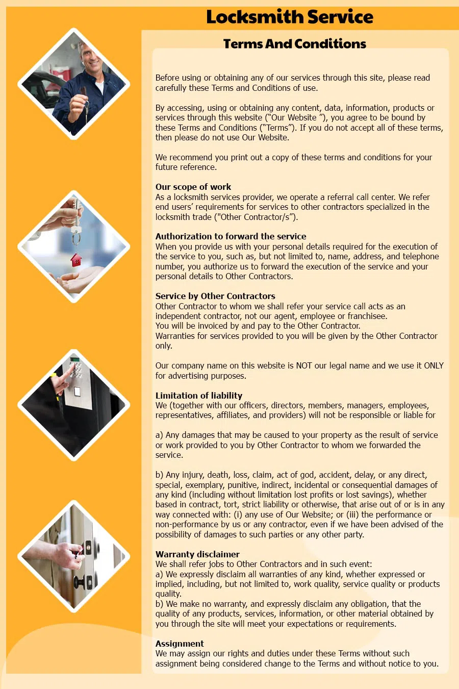 Pennsauken Locksmith Store, Pennsauken, NJ 856-545-9491 - Terms
